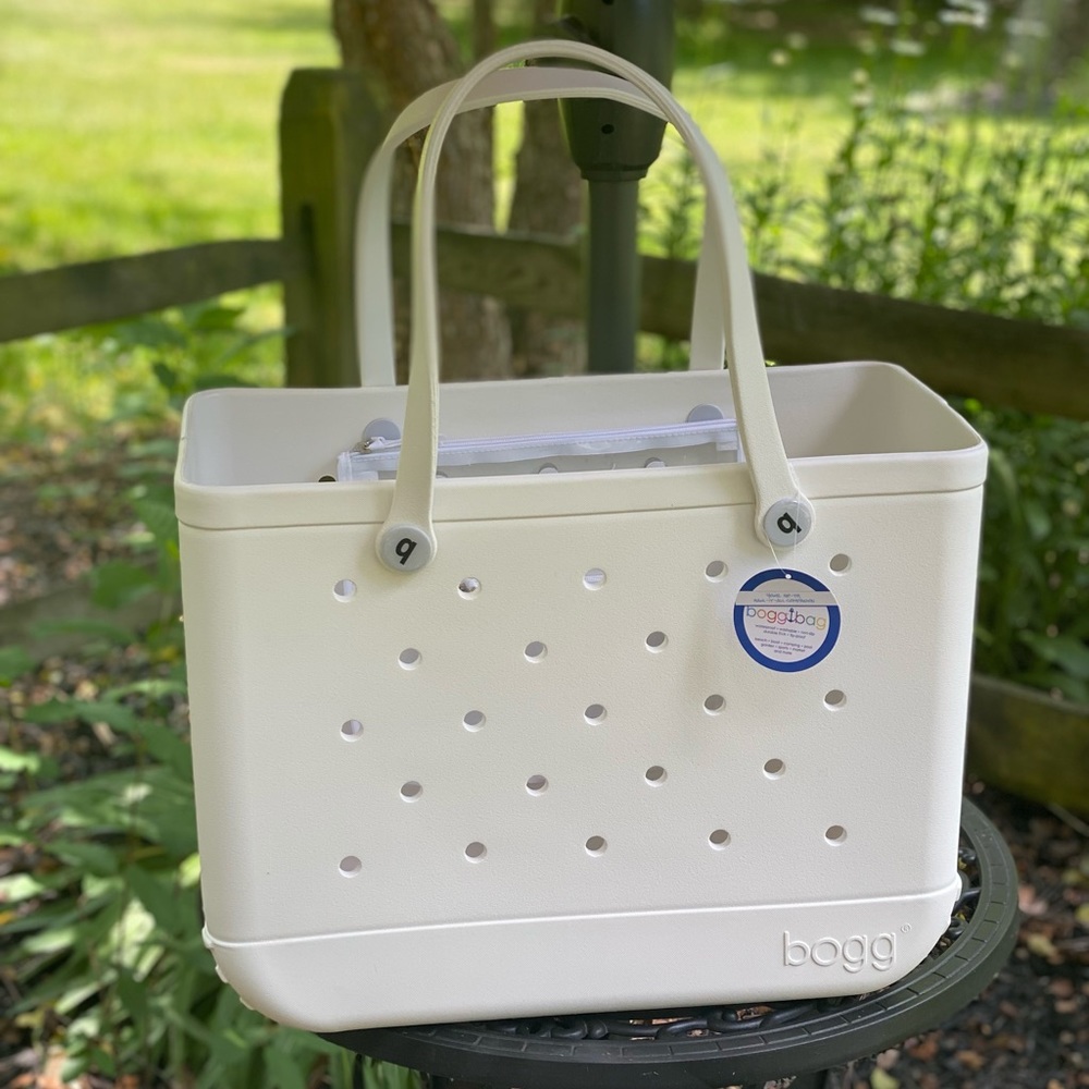 NWT original large for shore WHiTE bogg bag 🤍🤍🤍